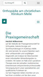 Mobile Screenshot of op-melle.de